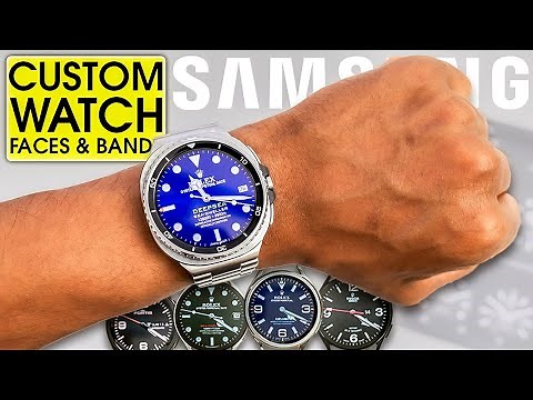 Galaxy Watch 8 Classic | How to get Custom Watch Faces [Rolex, Tudor & MORE]