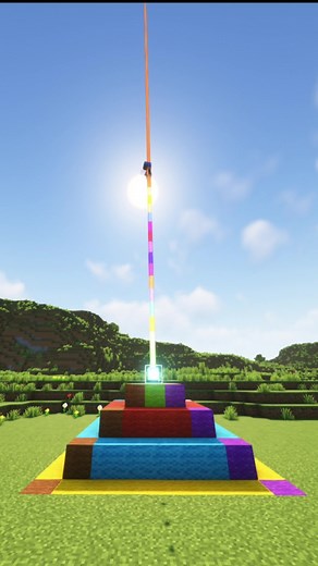 Minecraft Build Rainbow Beacon Tips