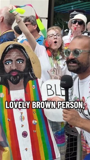 Countering Hate With Love at Pride! 🏳️‍🌈 #Pride #LGBTQ #LoveIsLove #StreetInterview #SpreadLove