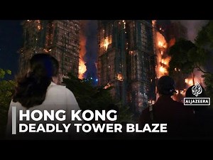 Death toll in fire at Hong Kong high-rise residential buildings rises to 36
