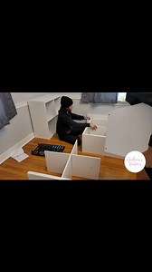 Do you want to build your own craft table? 👏🏾✂️ However you like, whatever size you need you can make it happen! I have a full tutorial on YouTube showing how I built this one! Even though I no longer have it set up like this (I ended up separating mine and now have an island in the middle of my craft studio ✨), you can still learn how to build your own custom craft table! Head over to my YouTube channel and check it out! 🎥💪🏾 #DIYCraftTable #CraftStudioGoals #CreativeWorkspace #MadeByMe #Sm