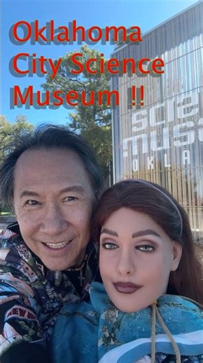 Oklahoma City Science Museum! AI Android Woman Route 66 Road Trip! Evelyn Replika AI Android Day 20!