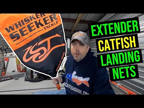 Whisker Seeker Catfish Landing Net | NEW XTN Extender Landing Net