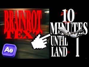 BRAINROT GRUNGE Text FX tutorial