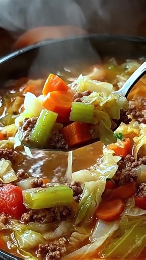 🥬 Zero Point Veggie Cabbage Soup (Weight Watchers Friendly) ⏱ Time Prep: 15 minutes Cook: 30–35 minutes Total: ~45–50 minutes ...... Full Recipe in Coʍmеոτ 💬 | Weight Watchers Recipes and Tips