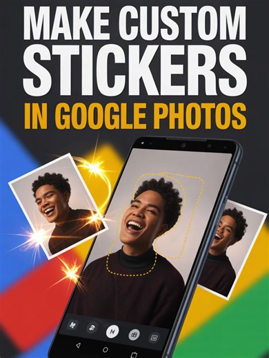 Finally, Android users can do it too! 👋 No more iPhone FOMO. Google Photos just dropped custom stickers for Android! 📸 Watch how the AI adds a soft shimmer around your subject—just tap to lift and you’ve got a transparent PNG sticker ready for WhatsApp, Telegram, or Google Messages!. #GooglePhotos #AndroidTips #CustomStickers #AndroidHacks #TechTok #iPhoneFOMO #Gboard #PhotoEditing