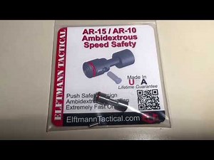 Product Review: ELFTMANN Tactical Ambidextrous Speed Safety install and review