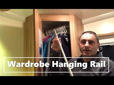 Stop Clothes Jumping Off The Caravan / Motorhome Wardrobe Rail