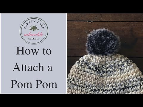 How to Attach A Removable Pom Pom to a Hat