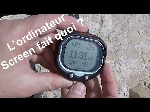 Que vaut l'ordinateur de plongée Seac Screen ?