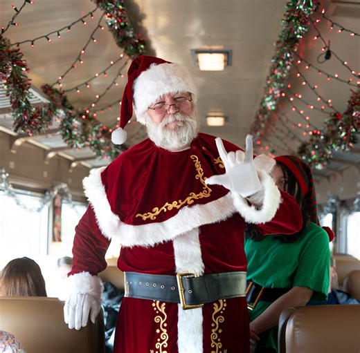 Vintage steam train excursions, with Santa onboard, kick off holiday season in SE Portland