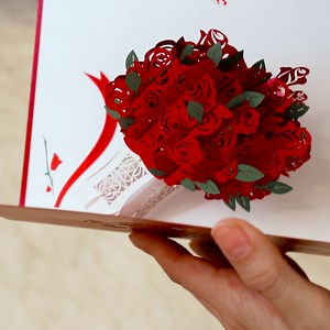 15K reactions · 2.8K shares | "This card delivers a lovely surprise when opened and the beautiful red roses pop up in 3D. It's truly special and a real delight." | Lovepop Cards | Facebook