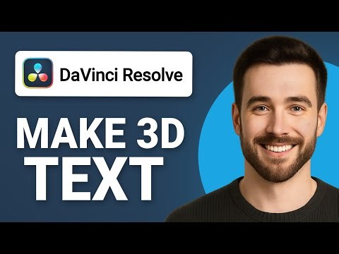 How to Make 3D Text In DaVinci Resolve 20 (Step By Step)