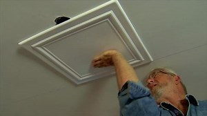 A La Maison Ceilings Line Art Ultra Pure White - Satin (Behr) 1.6 ft. x 1.6 ft. Decorative Foam Glue Up Ceiling Tile (21.6 sq. ft./Case) R24-8upws