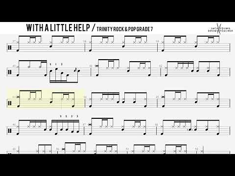 How to Play With A Little Help - Trinity Rock & Pop Drums Grade 7