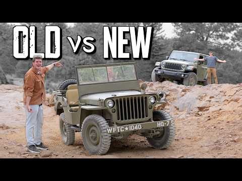 WW2 Jeep vs 2026 Jeep Wrangler Willys Off-Road Shootout | Old vs. New