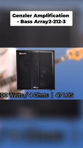 Genzler Amps on Instagram: "Muddy sound dispersion on stage is the enemy of a good mix. If the audience can't hear the clarity, the groove is lost. Our Bass Array technology isn't a gimmick—it's physics. By utilizing a line array column, we ensure your sound projects clearly to every corner of the room, not just the front row. Hear the difference precision makes. #BassArray #BassRig #AudioEngineering #TechForward"
