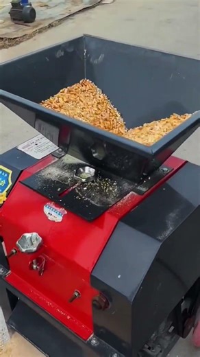 Mais zu Pulver mahlen mit Maschine