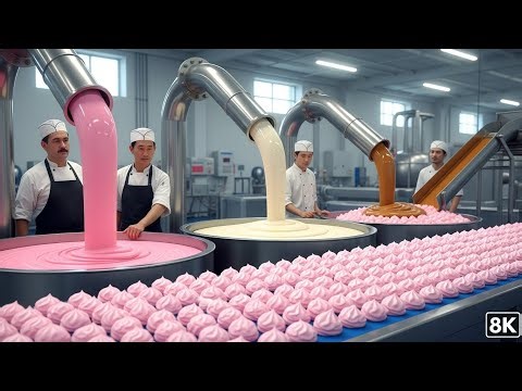 How Marshmallows Are REALLY Made in Factories