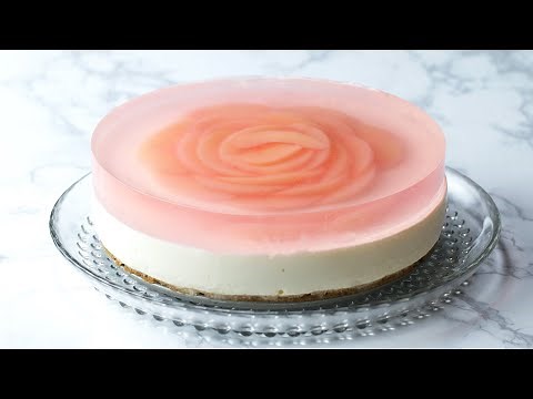 Peach Rose Cheesecake