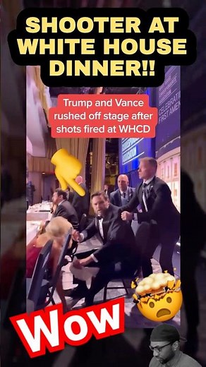 SHOCKING Moment Trump And JD Vance Were Rushed Out Of WH Dinner!