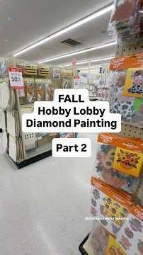 NEW Fall Diamond Painting Kits at Hobby Lobby PART 2 #diamondpainting #diamondart #artsandcrafts