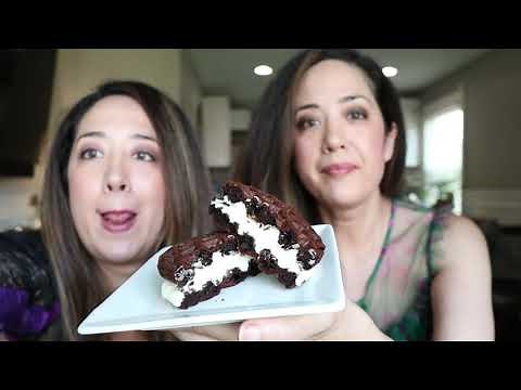 Trying a Chocolate and Chicken Parmesan Chaffle!