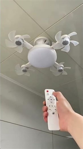 3-in-1 Function – Cooling fan + LED light + remote control . easy to install #techgadgets #shorts