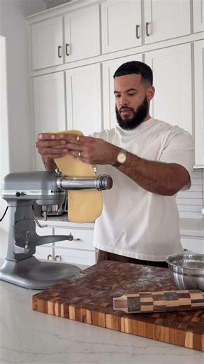 Desmond Scott on Instagram: "@kitchenaidusa Stand Mixer Attachments are a time saver in my kitchen and so simple to use. #KitchenAidAmbassador We all prefer homemade pasta in this house - my Food Processor and Pasta Roller KitchenAid® Stand Mixer Attachments helped my lasagna come together in record time so I had more time to be with the fam. What KitchenAid Attachment could you use to save time in the kitchen??? #AD"