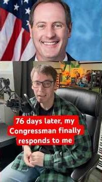 76 days later, my U.S. Representative finally responds to me