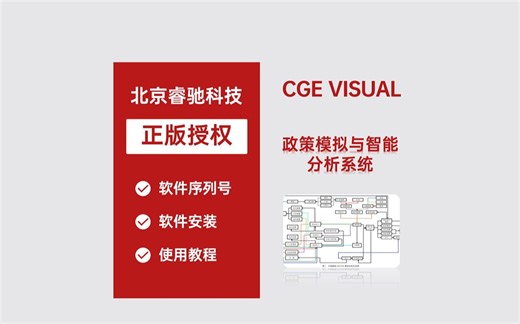 CGE VISUAL政策模拟与智能分析系统！