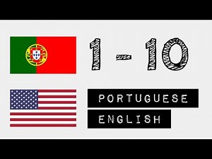 Numbers 1-10 - Portuguese - English