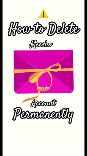 How to delete meesho account permanently | Shopping haul video | Online shopping fraud #shopoholic