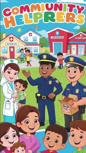 Community Helpers Song #kidssongs #toddlersongs #kidscartoon
