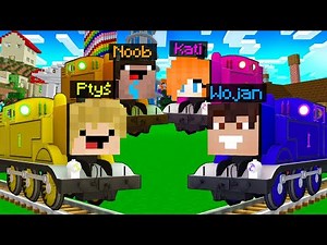 We're building WOJANOWICE TRAINS in Minecraft! 🚂🚈🚃