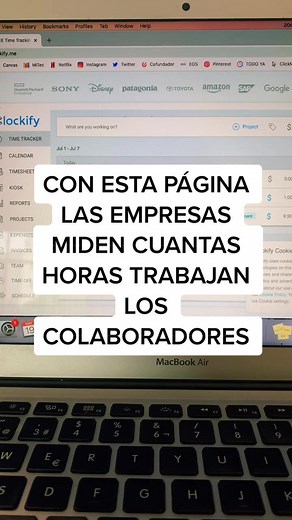 Clockify es la plataforma que usan muchas empresas para medir el pago por hora de sus colaboradores 🪄 #clockify #trabajoremoto
