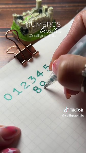Respuesta a @jurdanaviciosa8 Honestamente no me gusta escribir números, pero aquí les dejo una guía de cómo normalmente los hago. 🥰 Gracias por seguirme, tkm