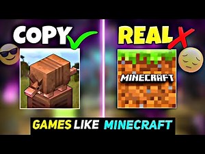TOP 5 COPY GAMES LIKE MINECRAFT 1.21 JAVA EDITION 🤩 | BEST MINECRAFT COPY'S FOR ANDROID 🔥 |