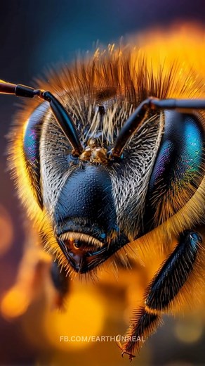 315K views · 16K reactions | The Bee’s Vision — A Panoramic Mosaic of...