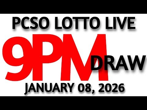 Lotto Result Today 9pm Draw January 08, 2026 Swertres Ez2 PCSO LIVE