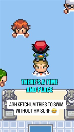 Gumbino on Instagram: "Ash Ketchum tries to swim without HM SURF  #pokemon #pokémon #ashketchum #nintendo #pikachu #gumbino #explore #explorepage #fyp"