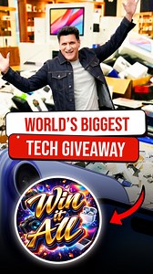 World’s Biggest Tech Giveaway 🔥🤯 I’ve launched my brand new YouTube platform And it’s already being called the most game changing tech platform ever created It features the most explosive podcasts, Eye opening investigative reports, A tech reality game show like never before, A late night talk show that changes every rule and the most honest and credible tech reviews that actually help. To celebrate I’m doing the biggest tech giveaway ever where you can win macbooks, iphones, samsung fold phon
