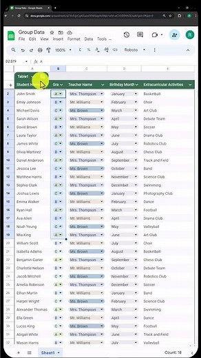 How to group rows based on columns value in Google Sheet or Excel #googlesheets #excel