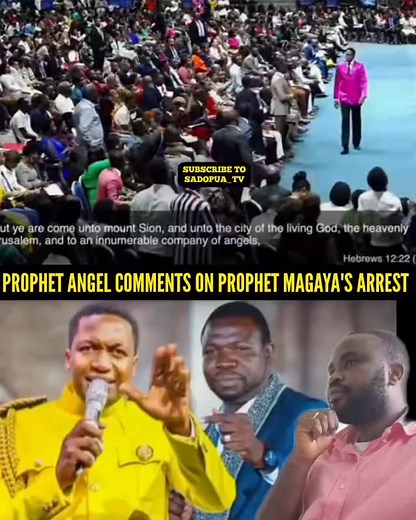 1.2K reactions · 171 shares | Breaking‼️Prophet Uebert Angel Comments on Prophet W. Magaya's Arrest | Persecution or Justice | Truth Exposed | Sadopua TV | Facebook