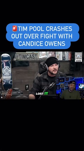 Boston Brian on Instagram: "Tim Pool Crashes Out Over Candice Owens.. #bluntpolitics #trump #politics #Candice #timpool #crashout #funny"