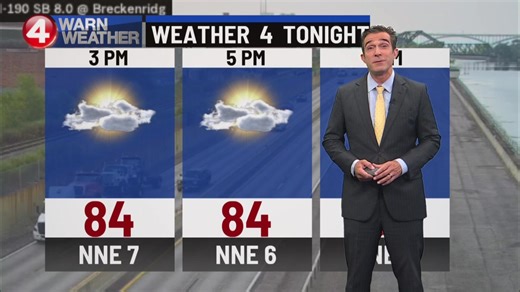 6K views · 40 reactions | Weather 4 Tonight: Back to a slightly cooler side of summer but still in the low and mid 80s. See the full 4Warn Weather forecast by clicking here. https://www.wivb.com/weather-news/todays-forecast/buffalo-ny-weather-forecast-august-2025-labor-day/ | News 4 WIVB Buffalo | Facebook