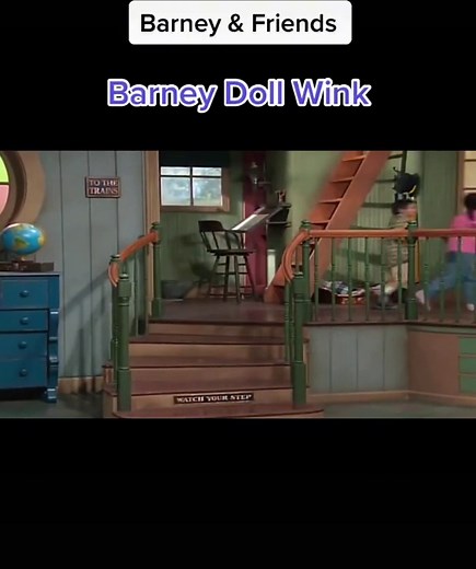 Barney Doll Wink Trend on TikTok