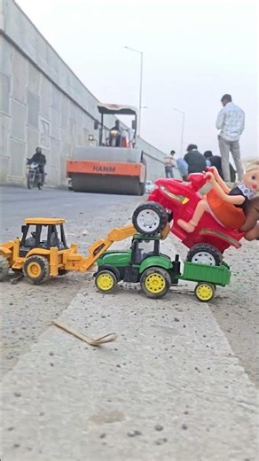 Remote 🔥 Control Jcb And Dumper Truck Unboxing And Testing Short Video || #viral