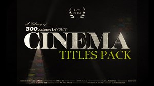 Cinematic Movie Titles Pack For After Effects: 300 Unique & Responsive Film Typography Layouts