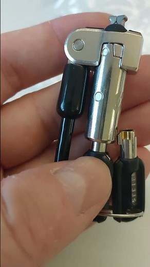 Nano keyed cable lock by Hewlett Packard - Unboxing - 30May2023.